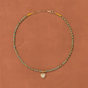 Clearance Collier Gini K Turquoises Femme Colliers